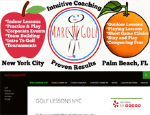 Tablet Screenshot of marcwgolf.com